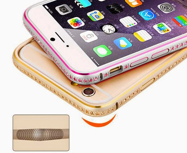 Ốp viền bumper iPhone 6/ iPhone 6s hiệu CoteetCi có đính đá
